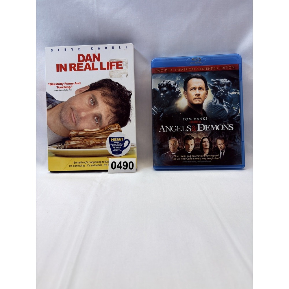 Dan in Real Life DVD and Angels and Demons 2 DVD Movies 490